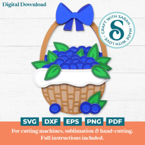 Blueberry Basket SVG