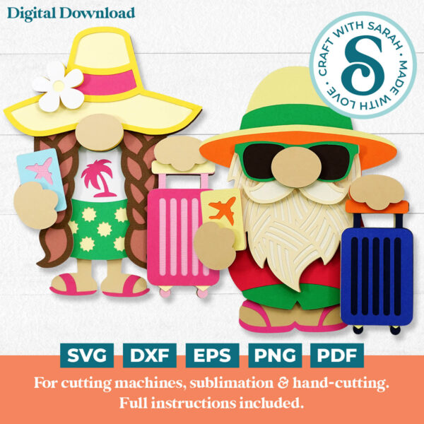 Vacation Gnome SVGs