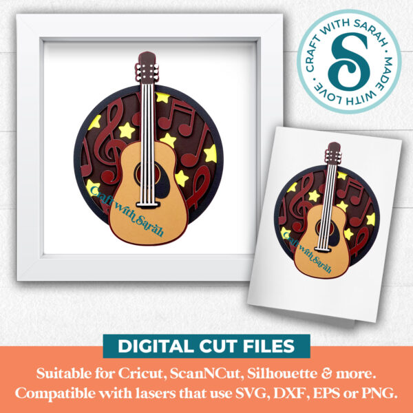 Acoustic Guitar SVG - Image 2