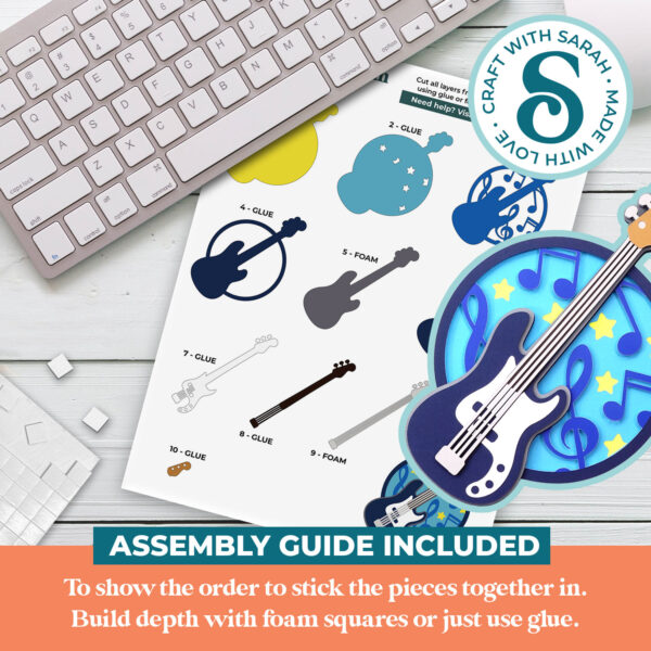 Bass Guitar SVG - Image 3