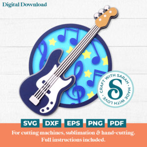 Bass Guitar SVG