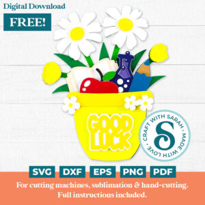 Back to School Flower Pot