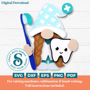 Dentist Gnome SVG - Female