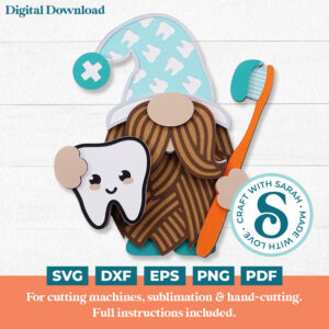Dentist Gnome SVG - Male
