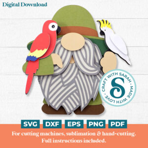 Zookeeper Gnome SVG - Male