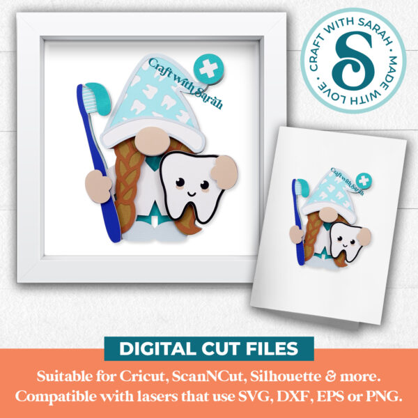 Dentist Gnome SVG - Female - Image 2