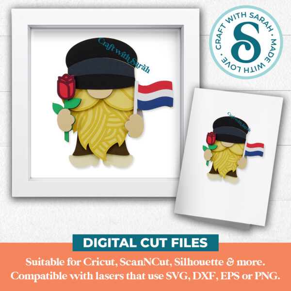 Dutch Gnome SVG - Male - Image 2