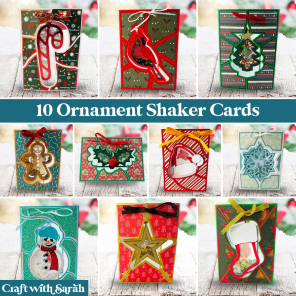 Christmas Shaker Cards Bundle