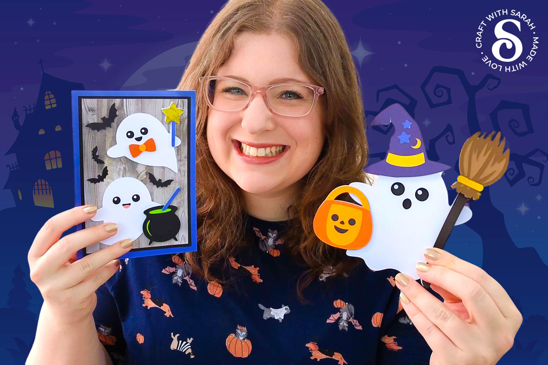 Build a Ghost Halloween Craft from Craft with Sarah