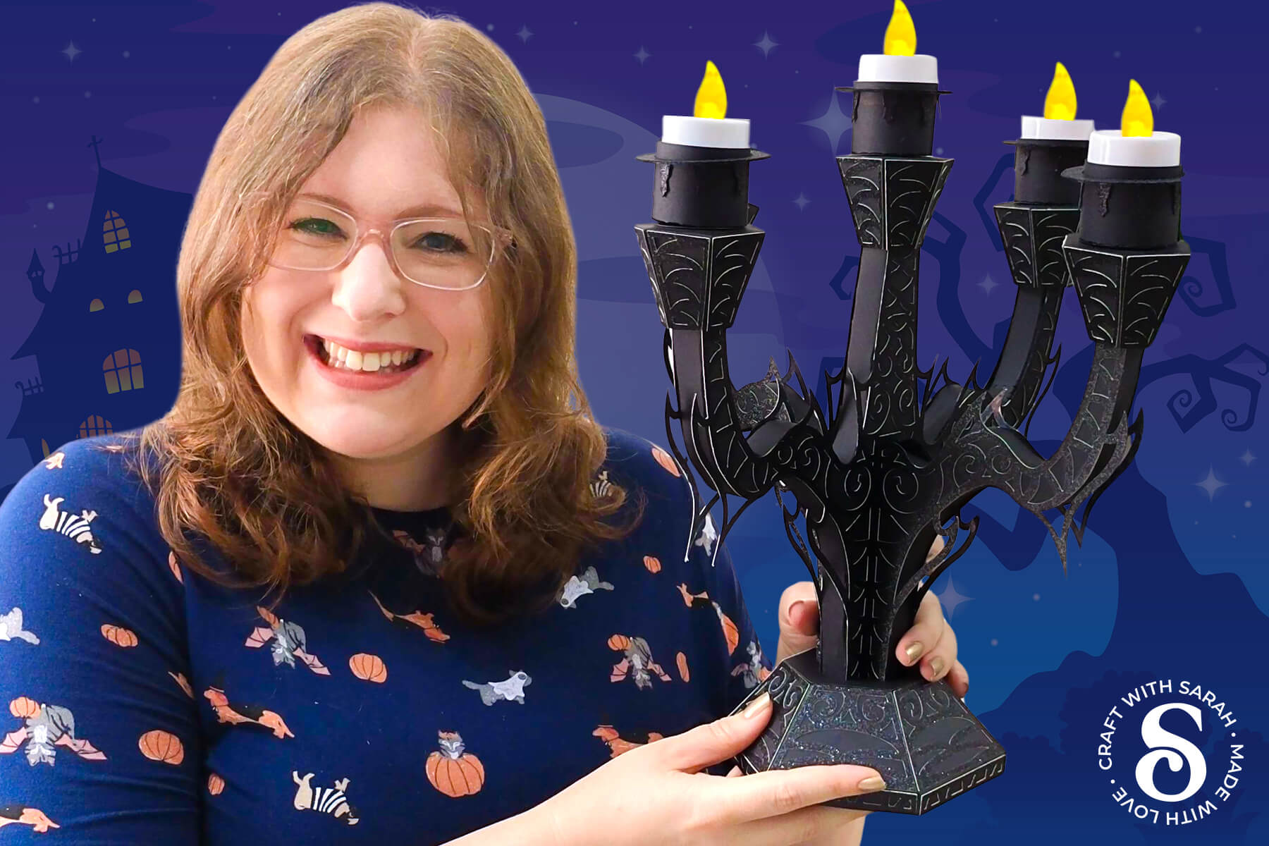 3D Candelabra Craft from Craft with Sarah