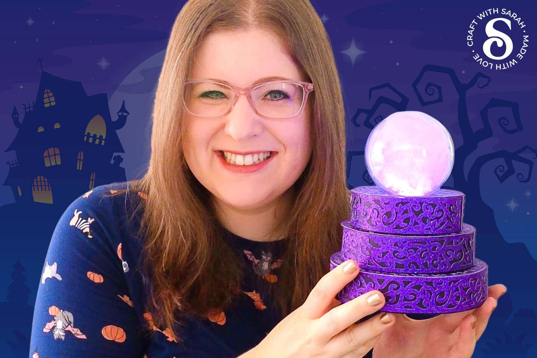 DIY Crystal Ball Tower Craft Project from Craft with Sarah