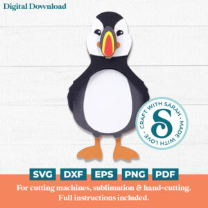Puffin SVG (Cute Animal Series)