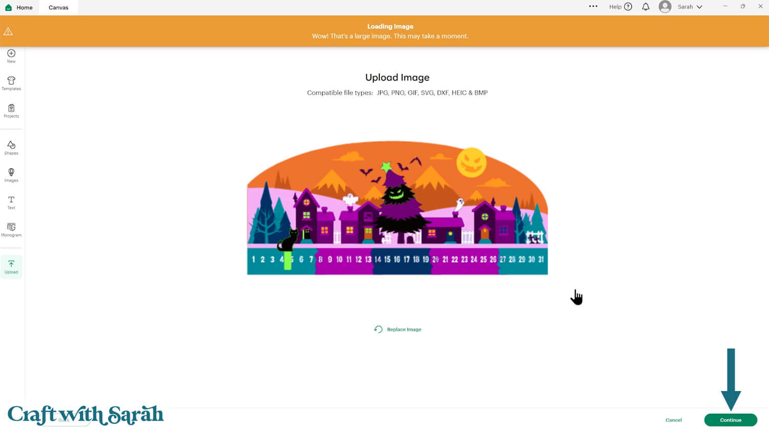 Halloween countdown calendar 1