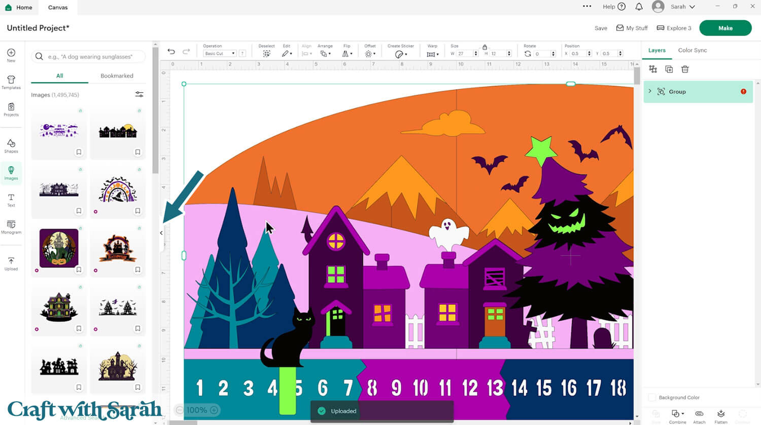 Halloween countdown calendar 3