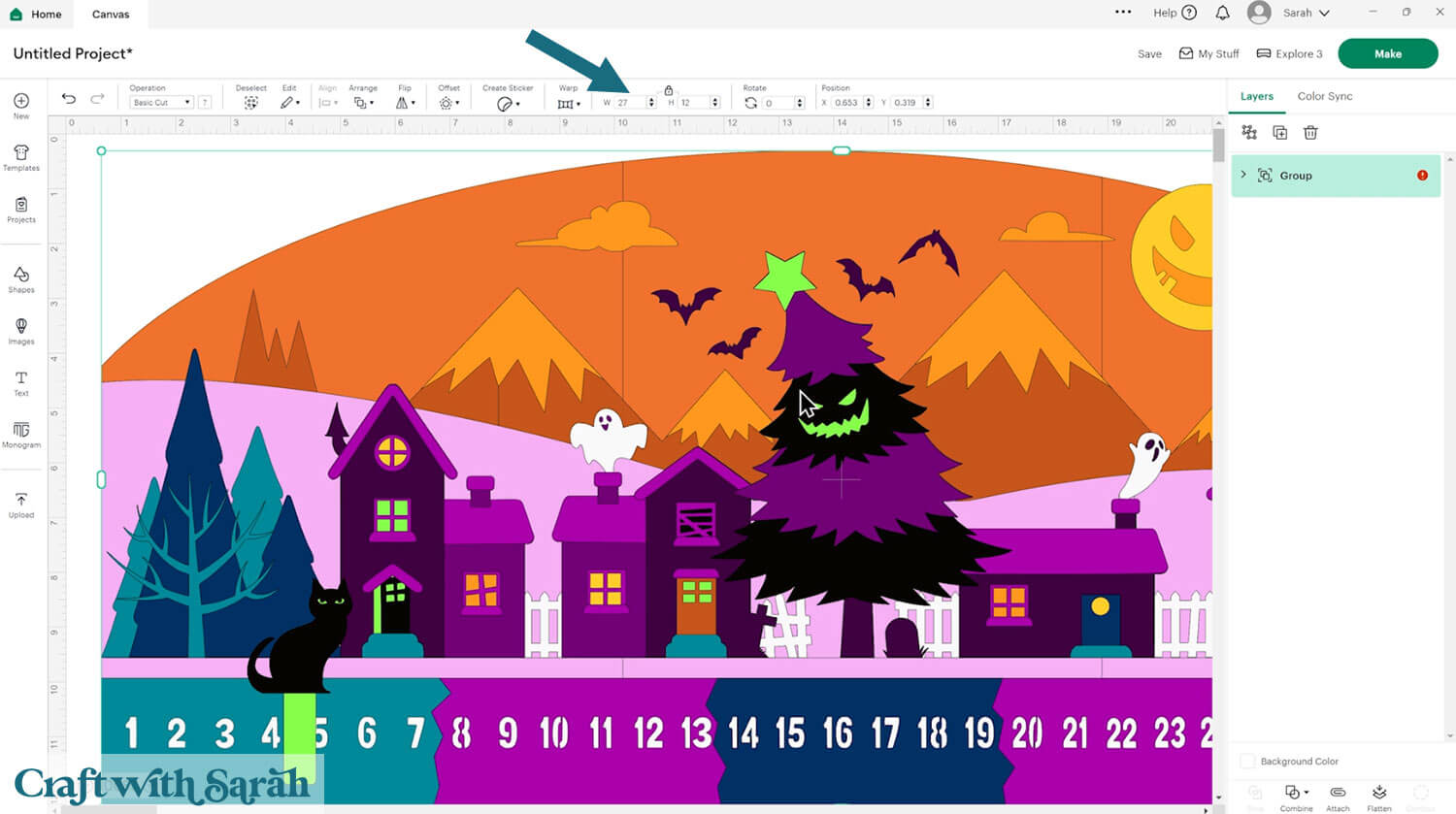 Halloween countdown calendar 4