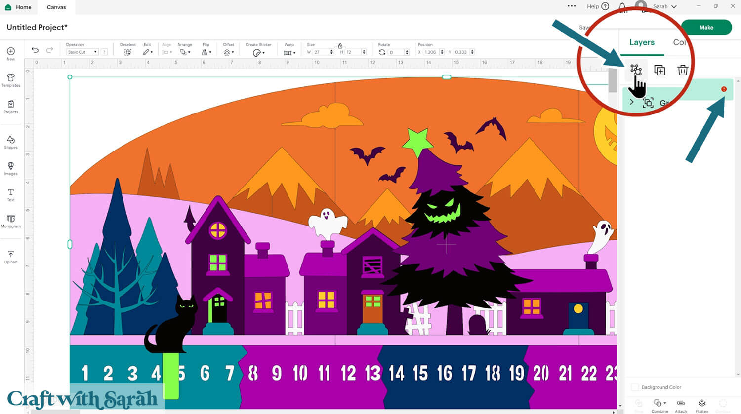 Halloween countdown calendar 5