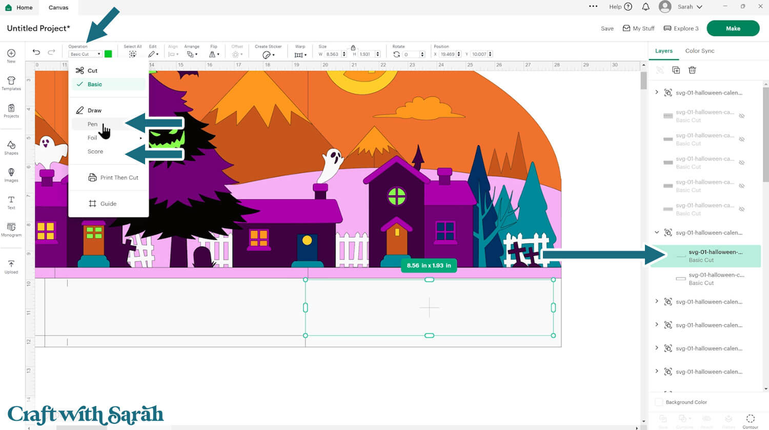 Halloween countdown calendar 7