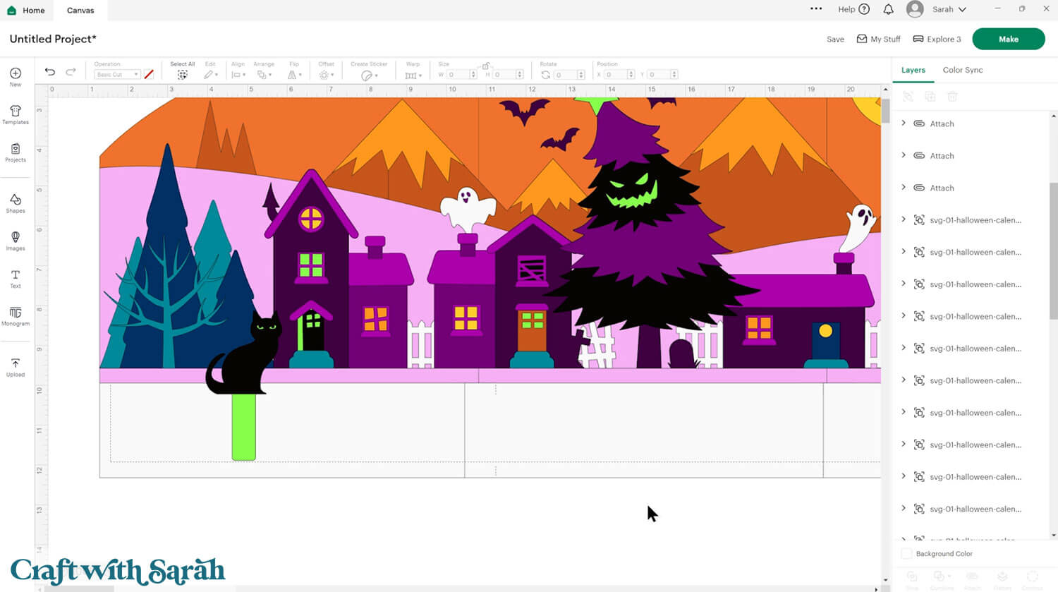 Halloween countdown calendar 8