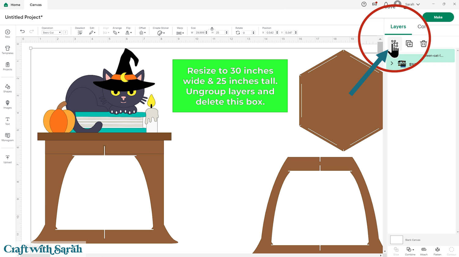 Halloween lantern craft tutorial 4