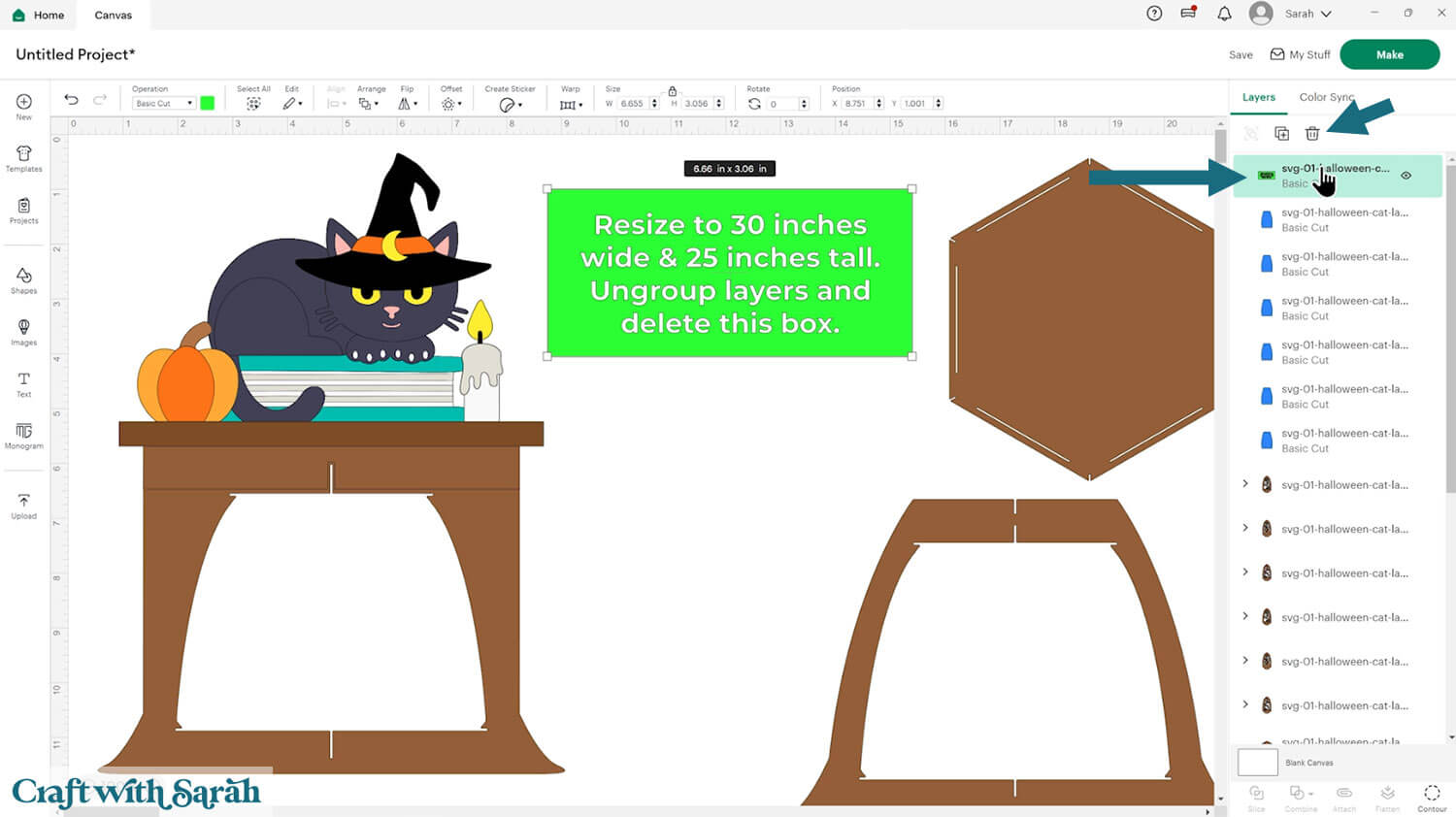 Halloween lantern craft tutorial 5