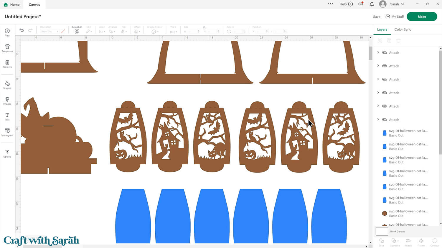 Halloween lantern craft tutorial 9