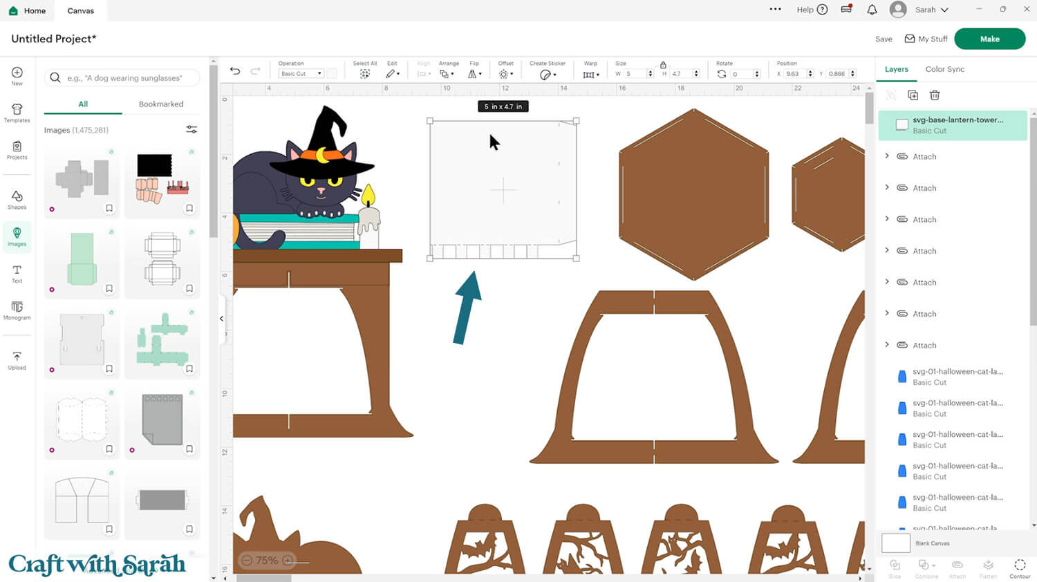 Halloween lantern craft tutorial 11