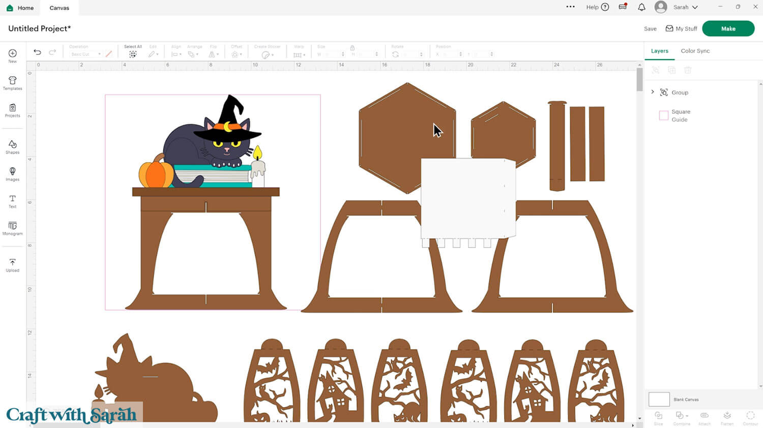 Halloween lantern craft tutorial 13