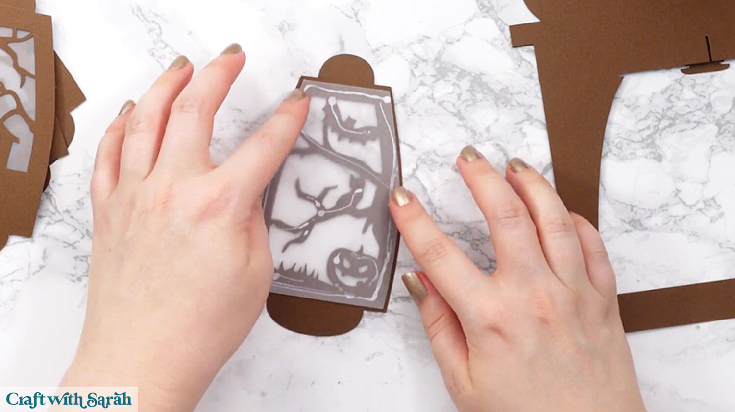 Halloween lantern craft tutorial 18