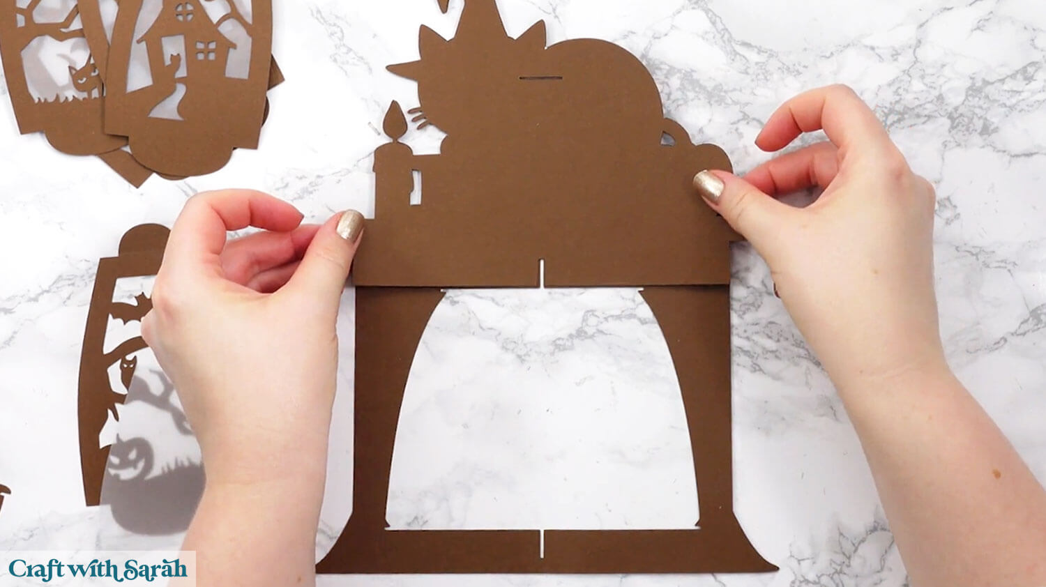 Halloween lantern craft tutorial 21