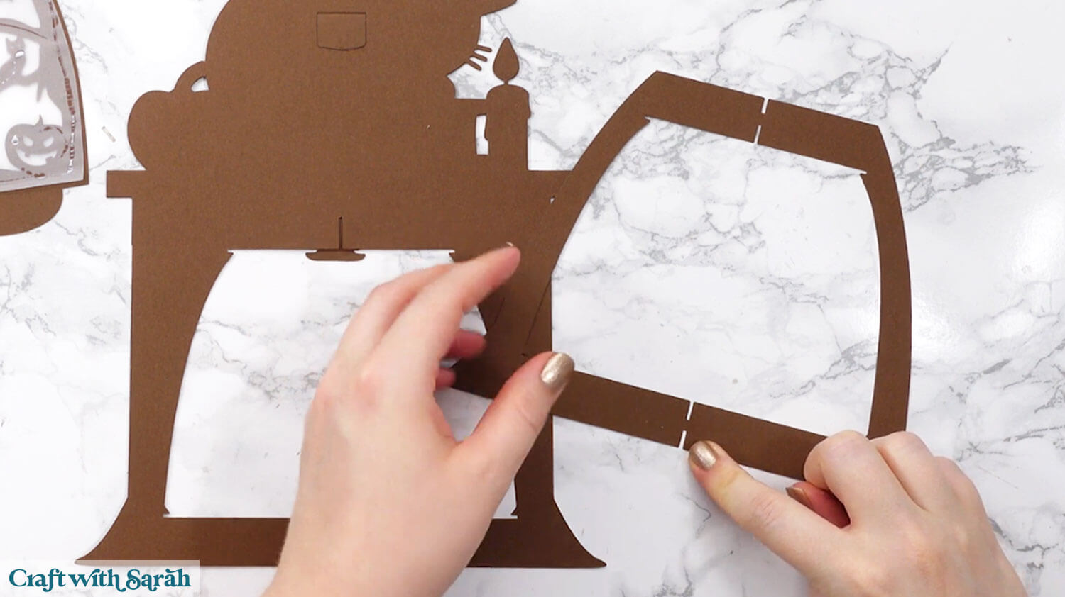 Halloween lantern craft tutorial 26