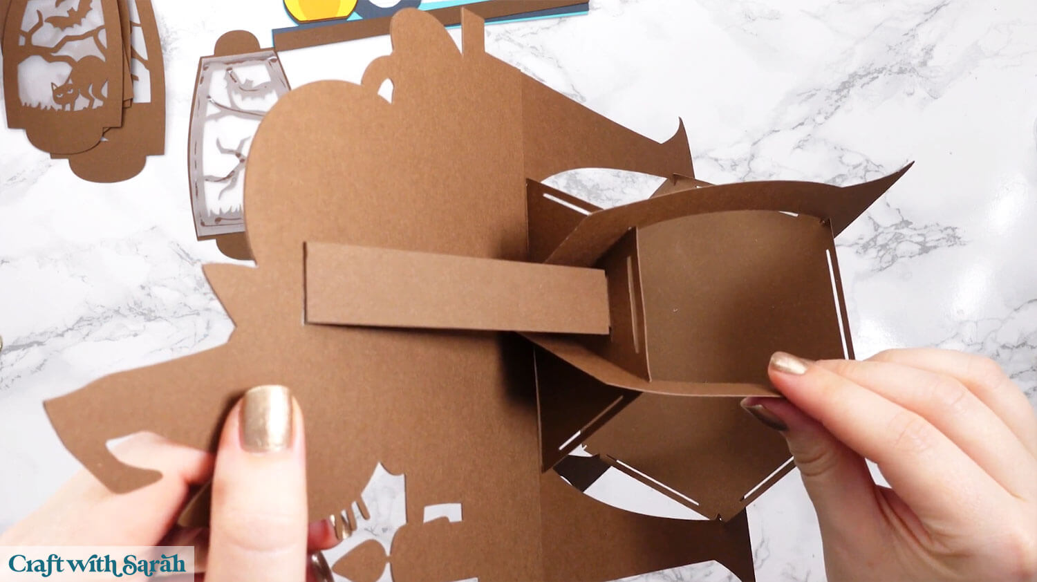 Halloween lantern craft tutorial 32