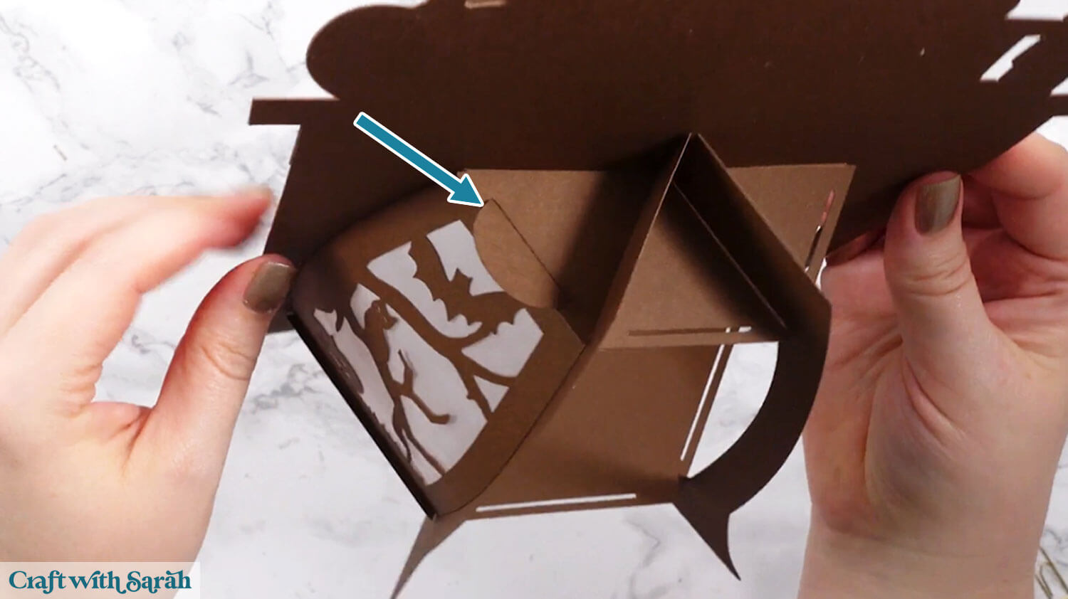 Halloween lantern craft tutorial 33