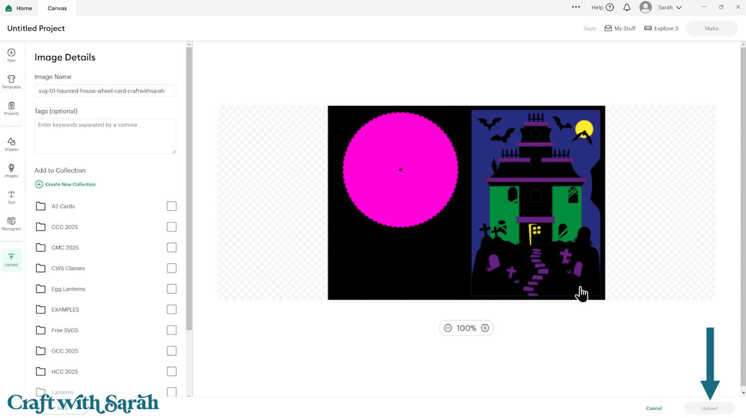 Haunted house interactive card 8