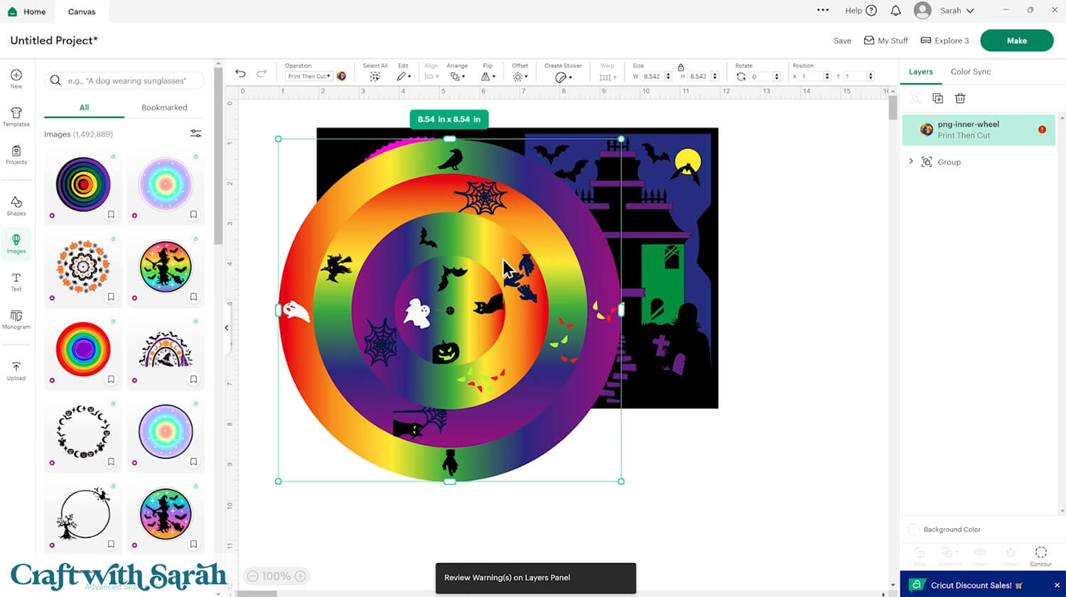 Haunted house interactive card 14