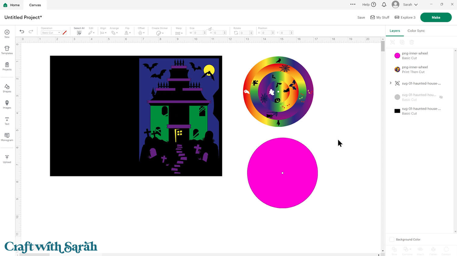 Haunted house interactive card 16