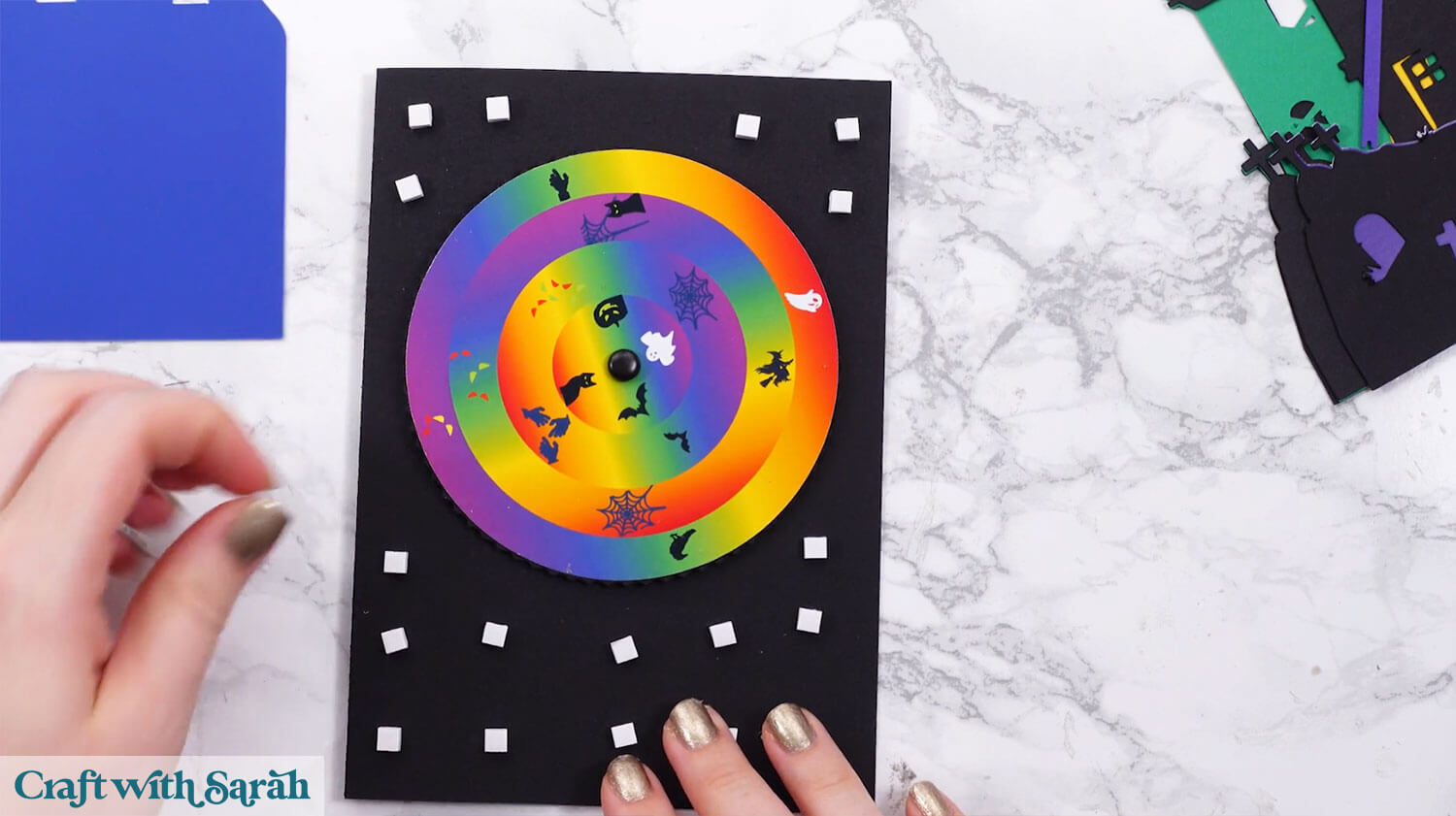 Haunted house interactive card 26