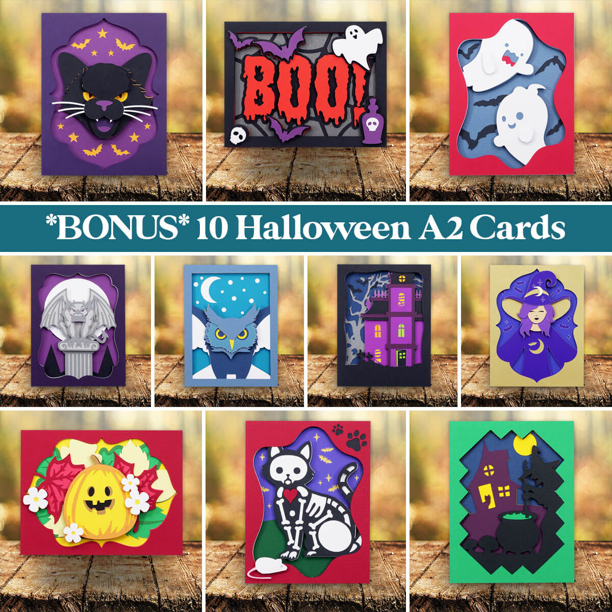 Bonus extra Halloween cards