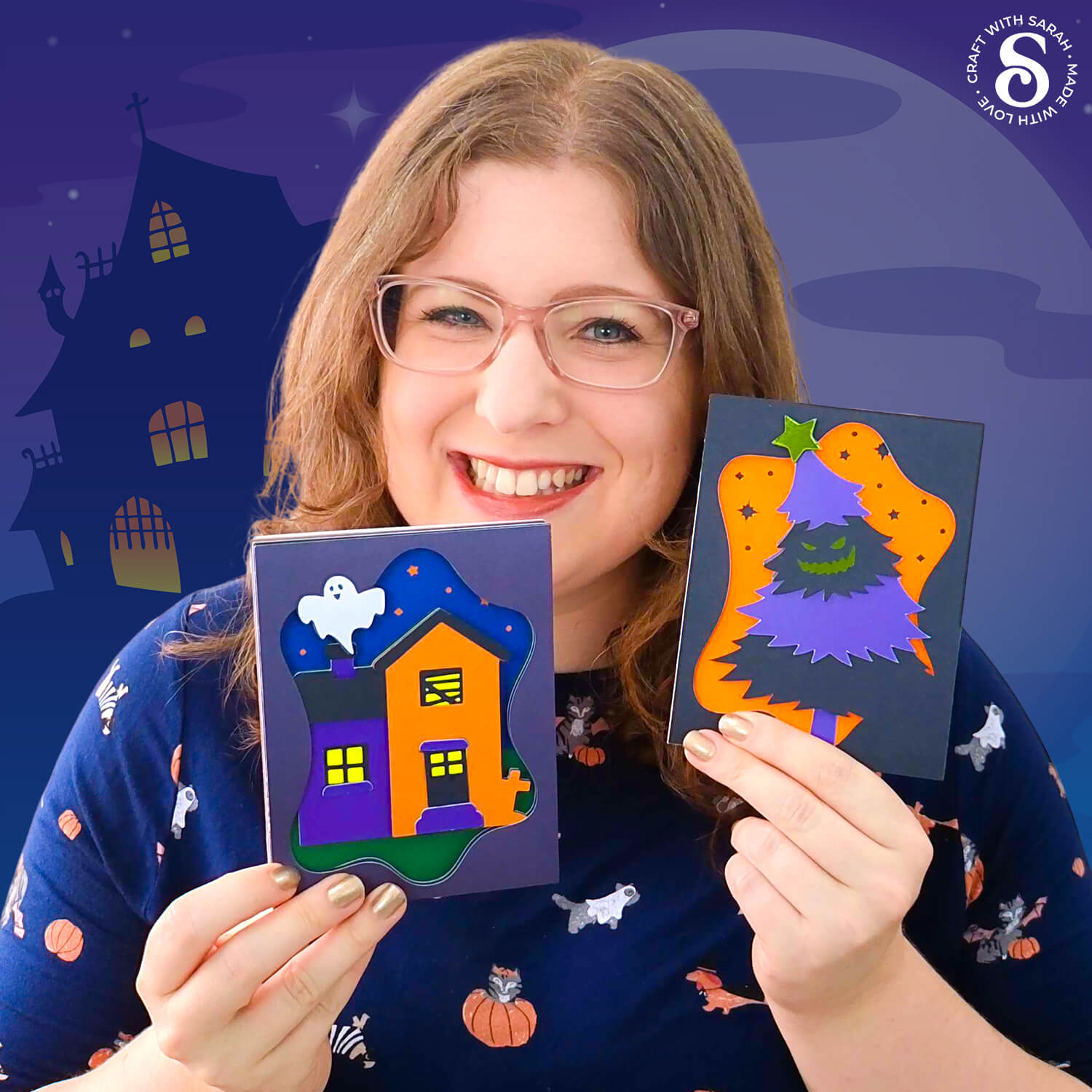 How to make homemade cards for Halloween