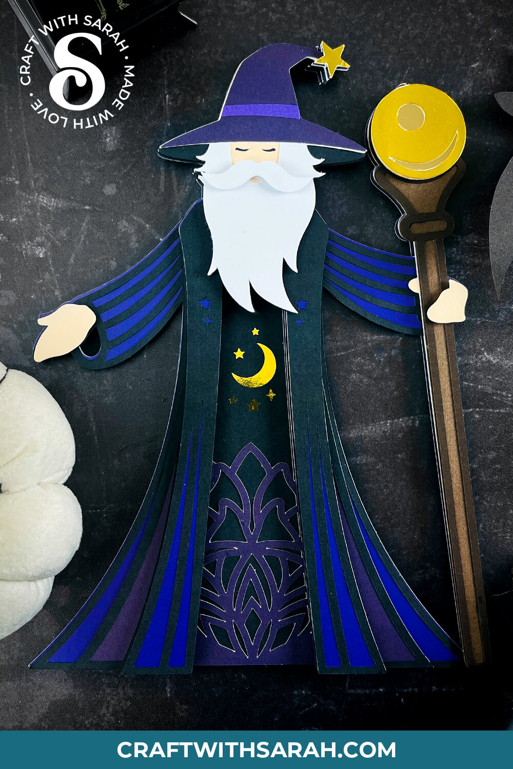 Make a wizard craft from cardstock