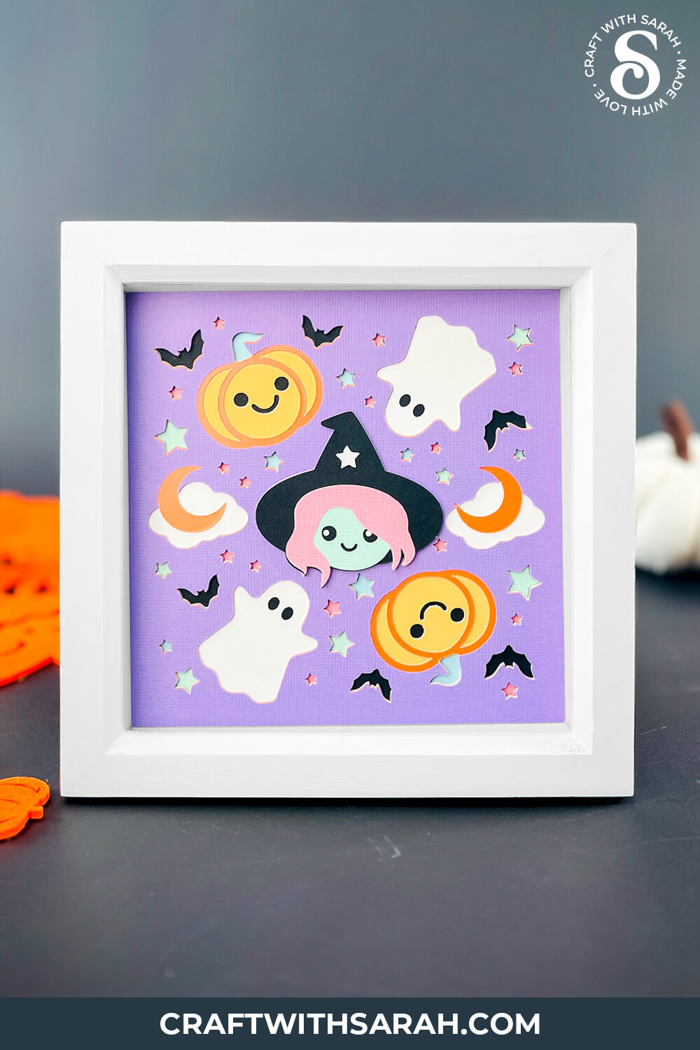 Pastel Halloween Cricut craft