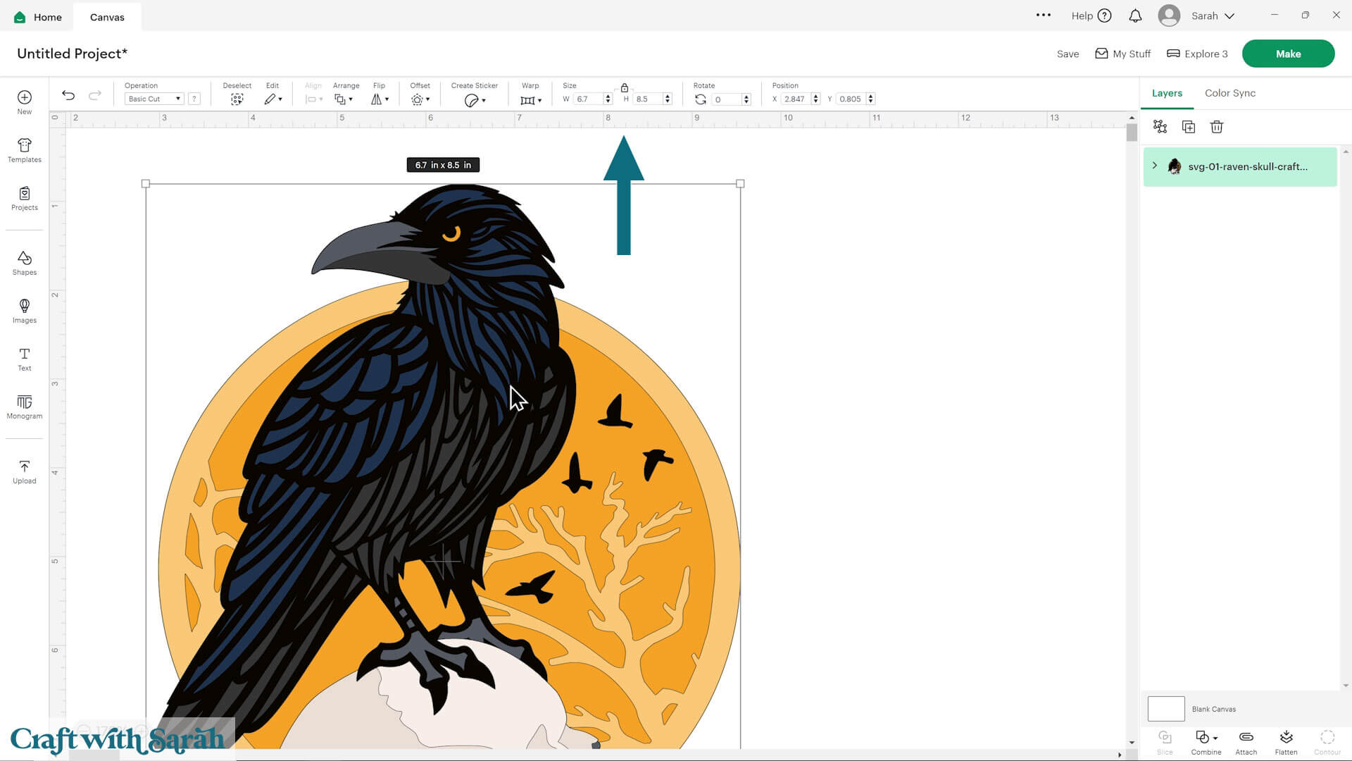 Raven and skull craft tutorial part 4
