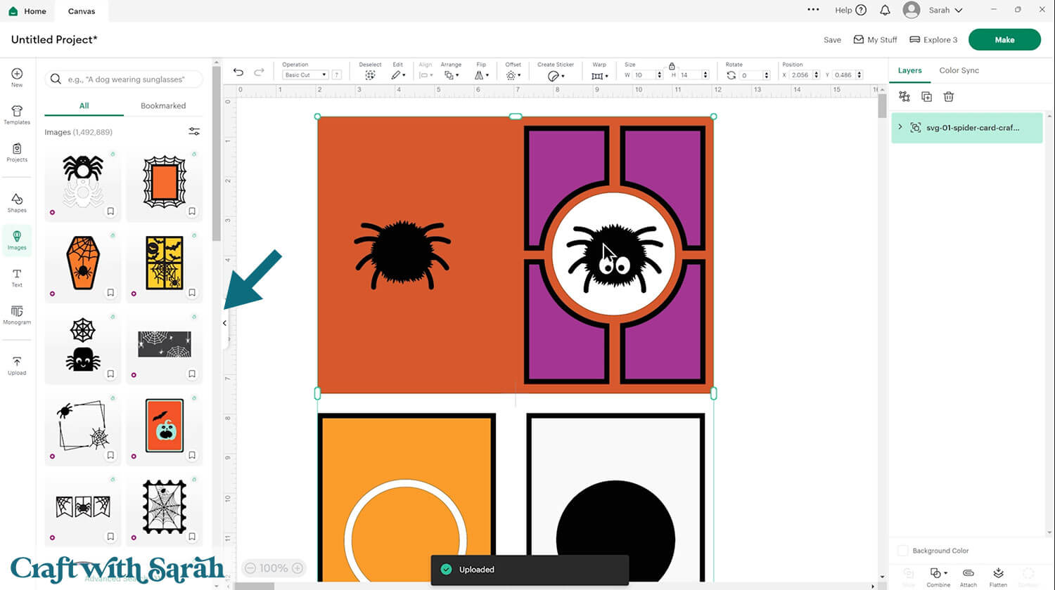 Spider paper craft 3