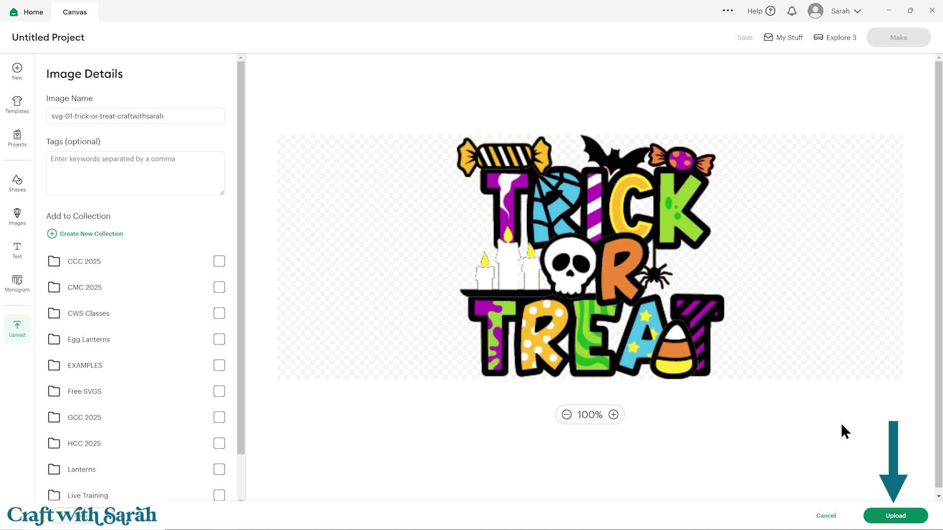 Halloween trick or treat craft tutorial part 2