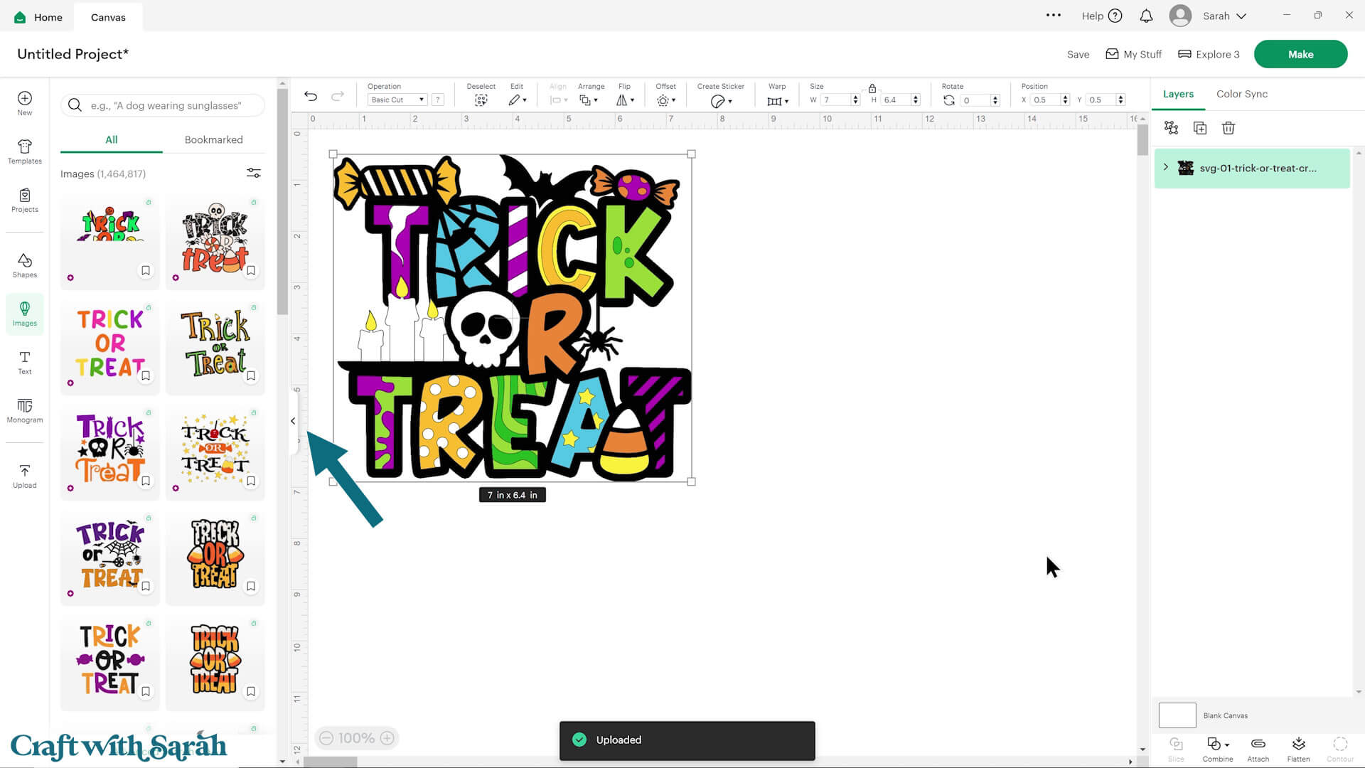 Halloween trick or treat craft tutorial part 3