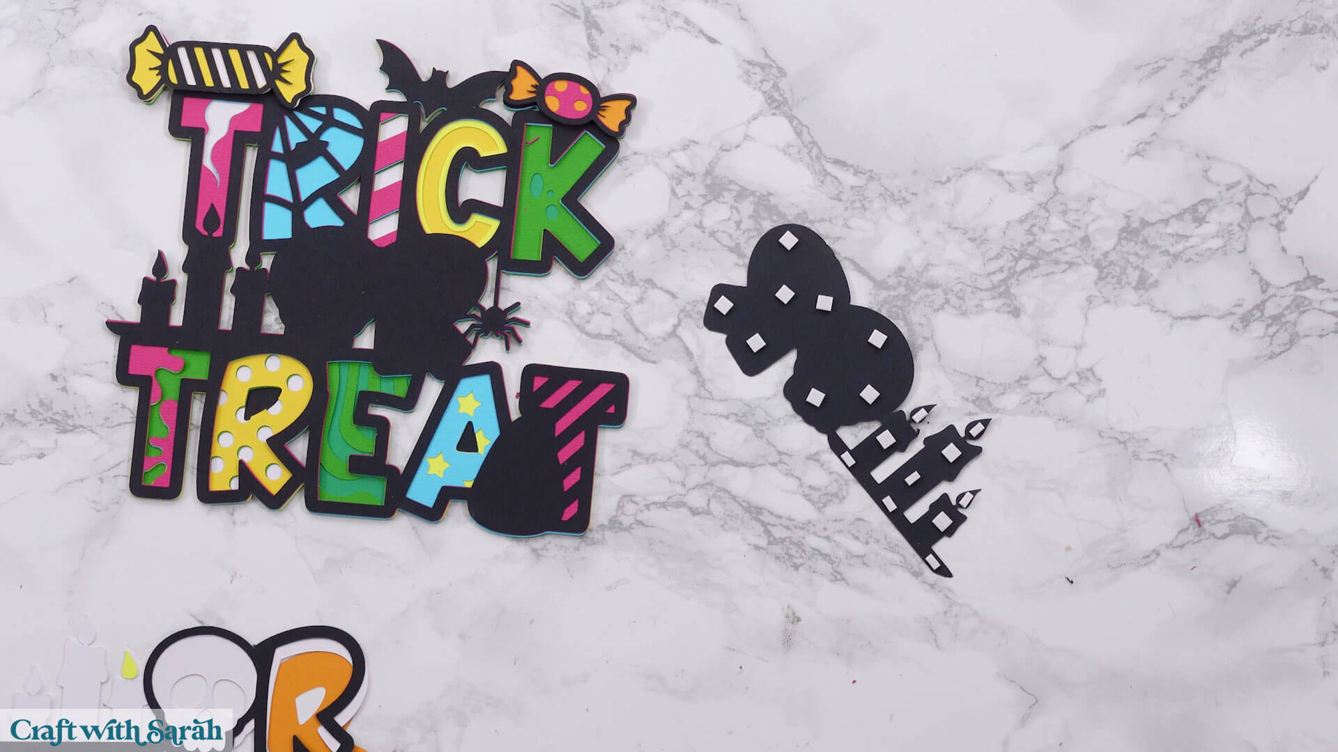 Halloween trick or treat craft tutorial part 8