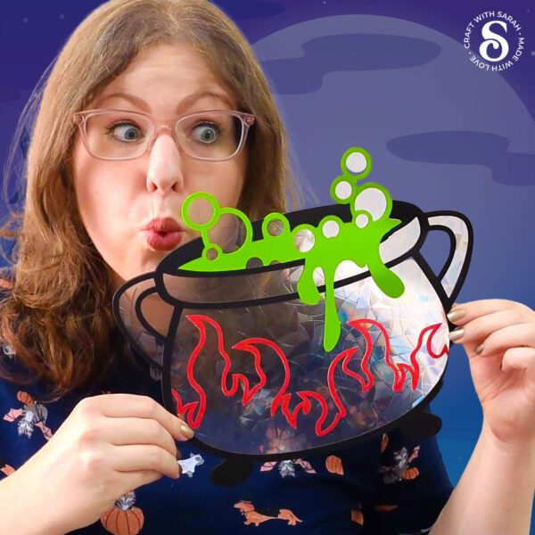 Window Cling Cauldron SVG - Image 3