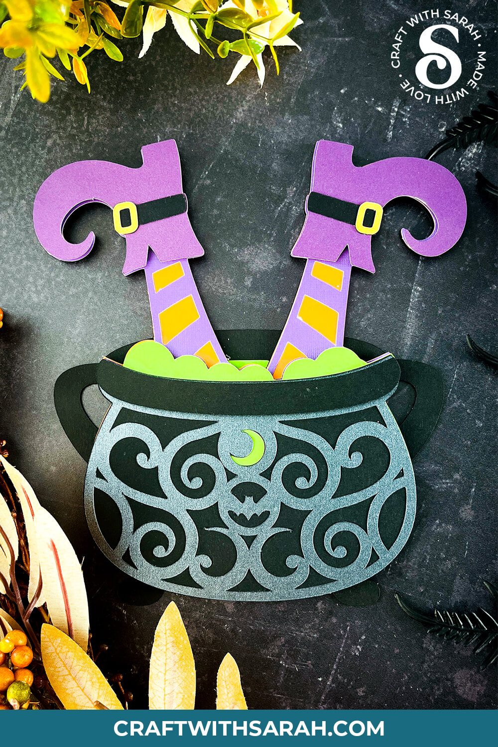 Witch Legs SVG from Craft with Sarah