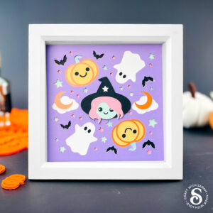 Kawaii Halloween Shadow Box
