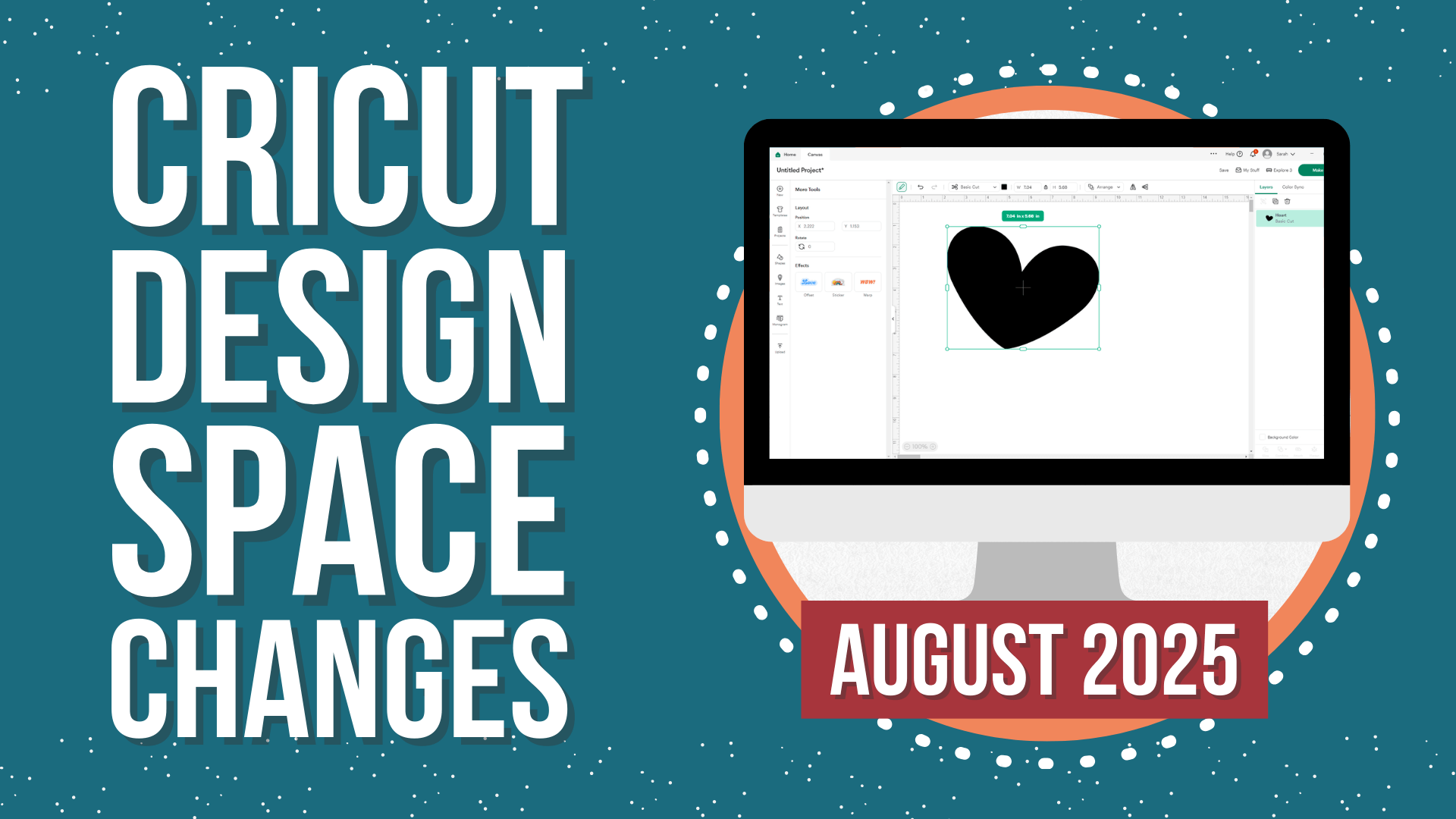 Cricut Design Space Updates: August 2025