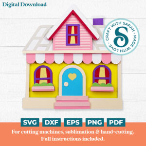 Cute House SVG